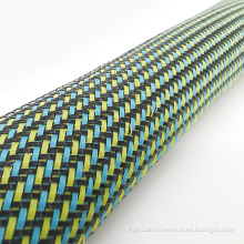 Wear-resistant nylon braided protective sleeve